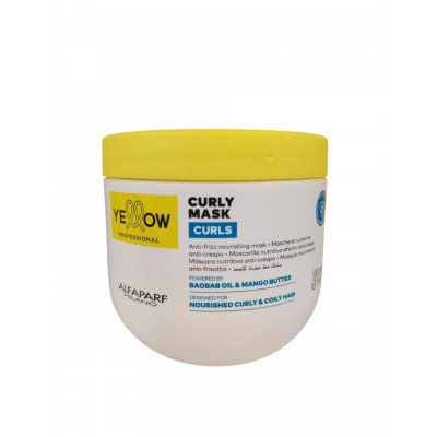 YELLOW CURLY MASK 500ml *new