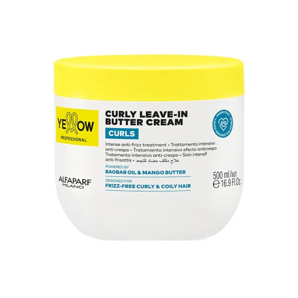 YELLOW CURLY BUTTER CREAM 500ml *new