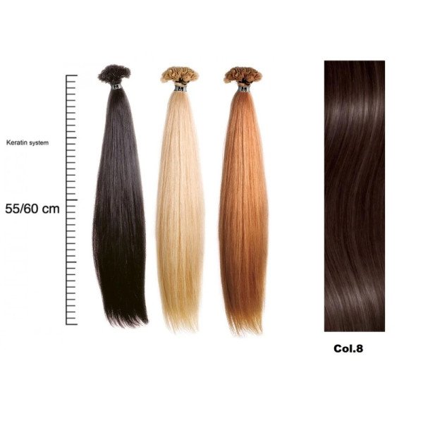 SHE HAIR EXTENSION KERATIN N 8