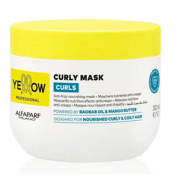 YELLOW CURLY MASK 300ml *new